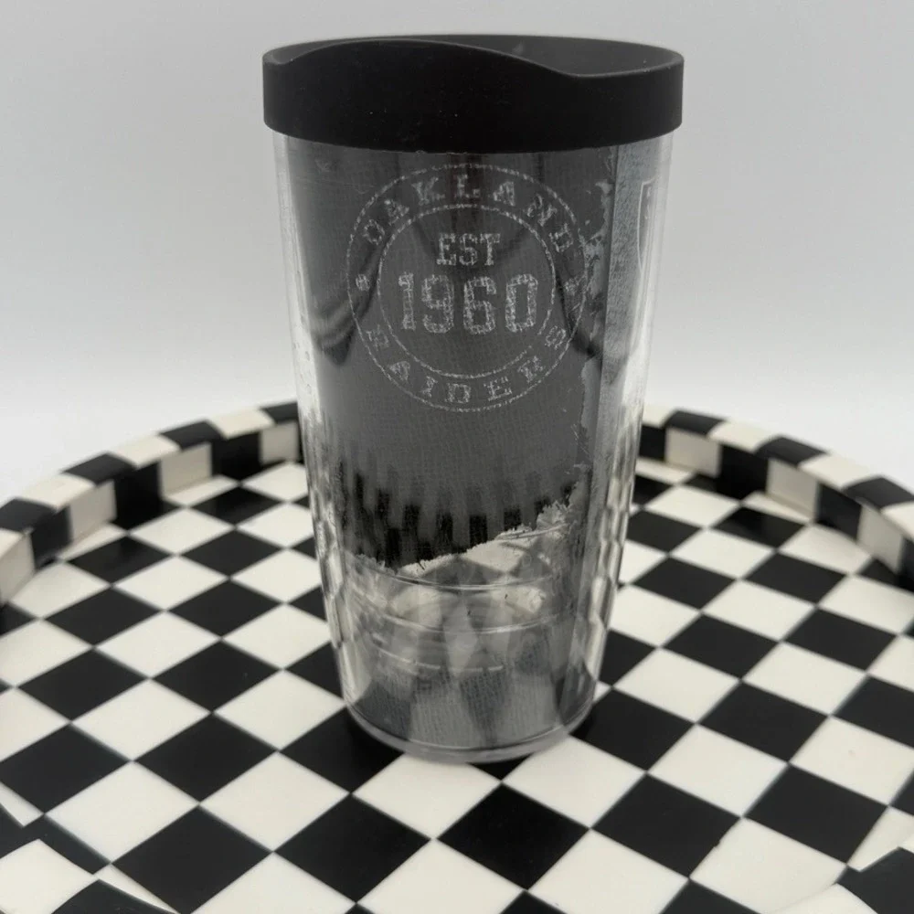 Tervis Tumbler‎ Travel Mug NFL Raiders 16oz Black Excellent Insulated Cup